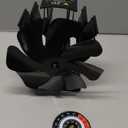 VODA Wood Stove Fan Heat Powered Fireplace Fans Non Electric, Heat Activated Thermal Fan for Wood Burning/Pellet Stove/Log Burner, Stove Accessories Thermometer Aroma Pod