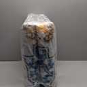 Smiry 6x9 Area Rugs for Living Room, Boho Chic Style Printed Rugs, Low Pile, Non-Shedding, Easy Care, Machine Washable Lightweight Floor Carpets Rugs for Bedroom, Dining Room, Home Office, Blue