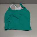 RUNNING GIRL Tank Tops with Built in Bras, Racerback Activewear Yoga Workout Tops for Women (Large, Green)