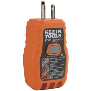 Klein Tools ET310TRANS ET310 Circuit Breaker Finder Replacement Transmitter, Digital Circuit Breaker Finder, Integrated GFCI Outlet Tester