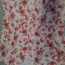 Belle Poque Floral Tops for Women Spring Summer Dressy Casual Blouses Short Sleeve V Neck Shirts Peplum Tops Pink L