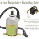 GY6 Starter for GY6 4-Stroke Engine 50cc 150cc 125cc 200cc 250cc Scooters Moped ATV Go Kart 4 Wheelers Dirt Bikes Baja Jonway Roketa Coolster (9teeth)