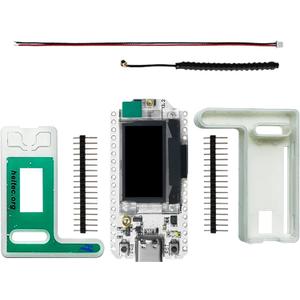 Heltec Meshtastic WiFi LoRa 32 V3 Development Board Device SX1262 and ESP32-S3FN8 Chip with 0.96-inch OLED Display and Plastic Shell Mesh Network Paxcounter Support WiFi BLE (915 MHz with Case)