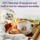 2 x MARCADORUS Scrapbook Sticker, 20 Sheets Flower Stickers, Journaling Stickers Featuring Windmills, Stamps, Cars, for Journals, Planners, Collage, Scrapbook Supplies for Holidays and Special Occasions. (5.7 x 8.2 Inch, 20 Sheets, Romantic Purple)