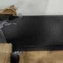 Lock-in Gutter Guard, 6” x 129 ft Mesh Gutter Guards, 6 Inch Black Anti-Rust Steel Micro Mesh,43 Pack,Professional Black Steel Screens Fit K Style Gutter