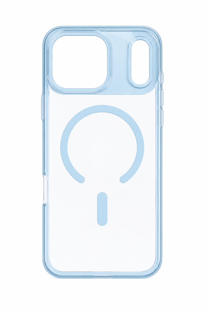 SUPFINE Magnetic for iPhone 17 Pro Max Case (Compatible with MagSafe)(Military Grade Drop Protection) Translucent Matte Shockproof with AntiFingerprint Phone Cover 2025, Light Blue