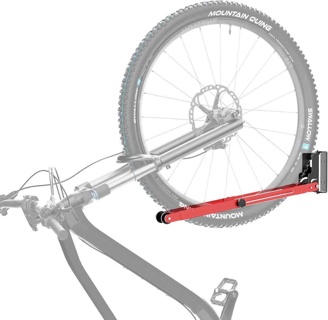 Wall Mount Bike Storage Garage or Bike Park Bicycle Hooks for Garage Wall Space-Saving Easy to Load and Unload 160° Rotation and Folding Function up to 160 LBS Bike Rack and Stands (1 Pack)