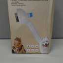 Pet Steam Brush for Dog & Cat - 3-in-1 Steam Grooming Brush for Shedding & Hair Removal - Self Cleaning Spray Comb with Mist for Long Haired Pets - Includes 1*Waterless Shampoo, Blue. (7.87'' - 120ML)