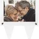5x7 Waterproof Picture Frame for Grave - Acrylic Outdoor Memorial Cemetery Decorations Garden Marker