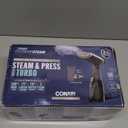 Conair Handheld Garment Steamer for Clothes, Turbo ExtremeSteam 1875W Fabric Steamer, Portable Handheld Design, Strong Penetrating Steam,Black