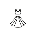 Women's Beach Dress,Size XL(White)