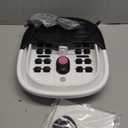 Medical king Foot Spa with Heat and Massage and Jets Includes A Remote Control A Pumice Stone Collapsible Massager with Bubbles and Vibration