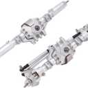 Metal Front Rear Aluminum Alloy Axle Housing for 1/24 SCX24 90081 RC Car Replace