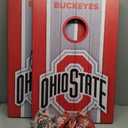YouTheFan NCAA Ohio State Buckeyes 2' x 3' Portable Cornhole Game with Logo Bags