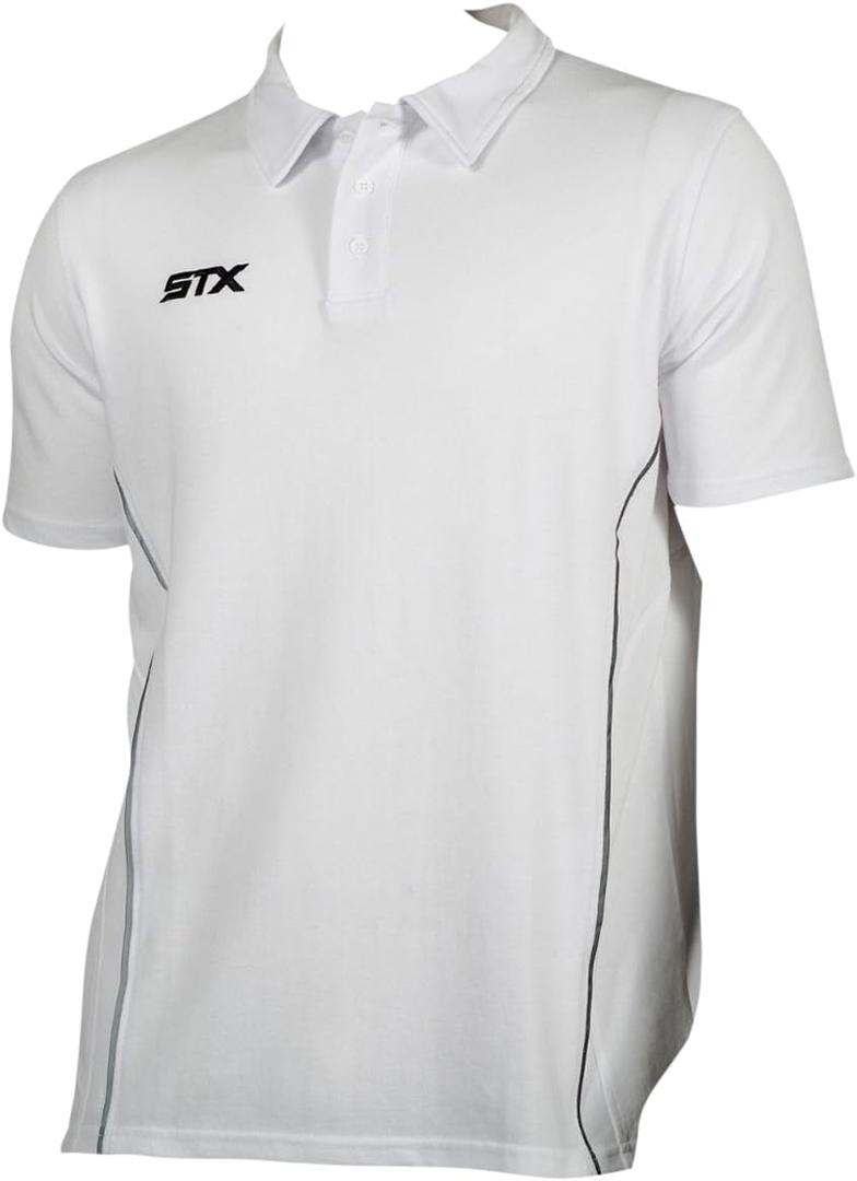 STX Men's Team Polo Shirt (White, M)