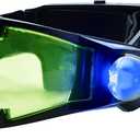 Lexibook - Spy Mission, Spy Night Vision Goggles, Retractable LED Lights, Green Tinted Glass, Adjustable Elastic Bands, Black, RPSPY04