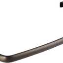 mDesign Steel Metal Wire Over Cabinet Towel Rack Storage Organizer - Hang on Cabinet or Door - Towel Bar Holder for Kitchen - Holds Hand Towels, Washcloths - Spira Collection - Bronze (Pack of 1)