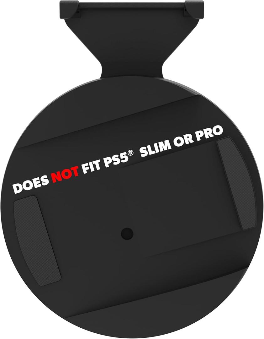PS5 Stand Disc Edition - Horizontal/Vertical Base Holder, Non-Slip, Easy Install, Black Replacement Accessories for PlayStation 5 (Not for PS5 Slim)