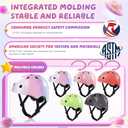 Kids Bike Helmet Set for Boys Girls Toddler Bicycle Helmet Adjustable Skateboard Helmet Protective Gear Set Knee Elbow Wrist Pads for Children Cycling, Scooter, Outdoor Sports, S: 19.6-21.3 inch