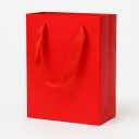 Aosric 30 Pack 7x4x9 Red Gift Bags  Medium Sturdy & Reusable Premium Gift Bags for Books, Clothing Accessories, Skincare, Boutique Gift, Party Favors, Weddings, Birthdays, Christmas and Holidays