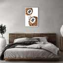 Cool Leopard Canvas Wall Art Vintage Lucky 8 Pool Ball Posters Maximalist Coquette Y2k Abstract Aesthetic Prints Painting For Home Living Room Bedroom Wall Decor 12x16in Unframed