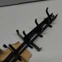 2Pack Foldable Over The Door Hanger, No Assembly Required Door Hanger Hook, Sturdy Over The Door Coat Rack, Over The Door Hooks for Hanging Clothes, Towels, Hats, Matte Black