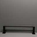 GERZWY 24-Inch Matte Black Bathroom Double Towel Bar SUS 304 Stainless Steel Bath Towel Bar Modern Style Wall Mount JG1902C60-BK