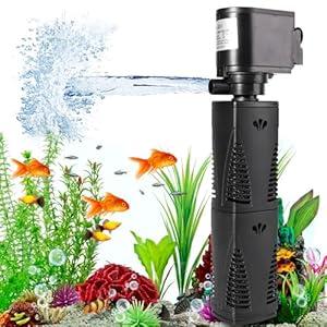 Aquarium Filter for 40-150 Gal,Fish Tank Internal Filter,Turtle Tank Filter, Multifunctional Aquarium Filter That Provides Oxygen to Fish Tanks