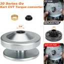 Torque Converter 30 Series Mini Bike 2-7Hp Go Kart CVT Clutch 3/4 inch 10T #40/41/420&12T #35 Chain Drive Belt Pulley for Predator 212cc, Manco Comet TAV2 Mini Bike Engine Replace for 219552A 218353A