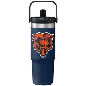 Unisex NFL Chicago Bears Insulated Travel Mug 30oz Straw Tumbler