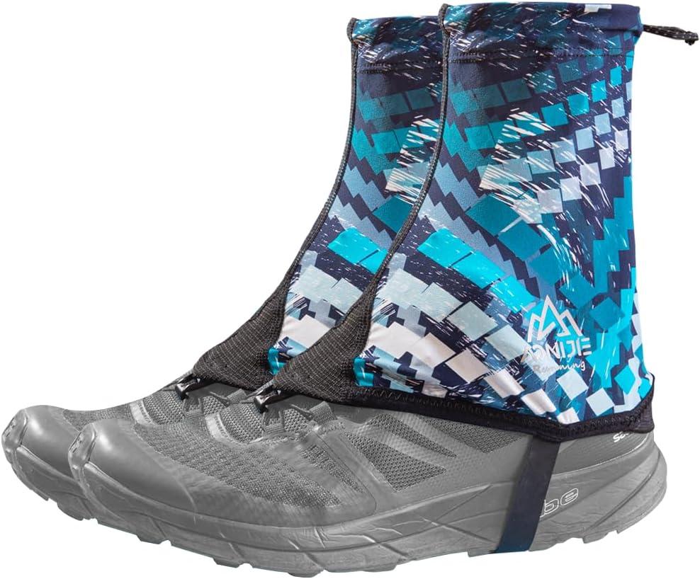 Trail Gaiters Low Shoes Gators for Hiking Boots Breathable Boots Gators for Running, Large