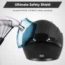 Adult Modular Motorcycle Helmets, DOT Approved Flip up Dual Visor Full Face Helmet for Men Women Moto ATV UTV Snowmobile ADV Four Wheeler Street Bike with Gloves & Mask (Black, S)