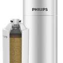 Philips AWP1775 - In-Line Shower Filter - Reduces Chlorine by up to 99 Percent I Easy to Instal I Fits all UK and Eire Shower hoses and taps I White