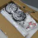 Black Pendant Lights Kitchen Island,Modern Farmhouse Glass Pendant Light,Light Fixture Kitchen Pendant Mini Hanging Light Fixture for Sink (Black 2 Pack Stem Rod)