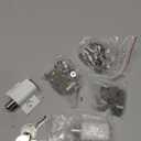 Lock, 2 Pack Sliding Door Window Lock, Push-in Key Lock, Patio Door Locks for Home Office Classroom (White)