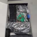 Christmas Electric Remote Control Train Set with Smoke, Lights, Sound, Locomotive Train Model with Track, Remote Carriage, USB Rechargeable, Gifts for Train Lovers (Black)