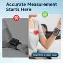 Wrist Blood Pressure Monitor - Automatic Blood Pressure Cuff for Home Use, Digital BP Monitor Wrist with Large Backlit Display, BP Cuff Wrist for Adults, 2x60 Memory, Fits 5.3"-8.5"
