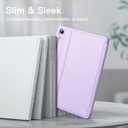 JETech Case for Samsung Galaxy Tab S10 Lite / S10 FE / S9 FE 10.9-Inch with S Pen Holder, Slim Folio Stand Protective Tablet Cover, Multi-Angle Viewing (Lavender)