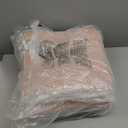 11 Inch Storage Cubes 6-Pack, Foldable Fabric Organizer Bins with Rope Handles, Cube Storage Baskets for Closet Shelves and Home Organization(White/Pink)