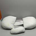 Pregnancy Pillow for Pregnant Women  Comfortable Maternity Pillow for Side Sleepers, Supports Back, Belly, HIPS, and Legs, with Removable & Adjustable Cover (Regular, Green)