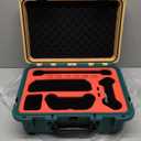 STARTRC GAMES Hard Carrying Case for Nintendo Switch 2, Professional Deluxe IP67 Waterproof, Soft Lining Hard Travel Case for Nintendo Switch 2 Console Pro Controller & Accessories (Yellow & Green)