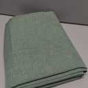 Sage Green Tablecloth, Faux Linen Waterproof & Stain Resistant Table Cloth Rectangle Table - Farmhouse Fabric Cover for Dining/Party/Wedding (Oblong, 60 x 84 Inch (6-8 Seats), Sage Green)