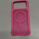 ORNARTO Magnetic for iPhone 17 Pro Max Case, 7X Military-Grade Drop Protection, Compatible with MagSafe, Slim Shockproof Translucent Matte Phone Case for iPhone 17 Pro Max 6.9", Hot Pink