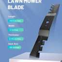 ACEBRI Mower Blades 54 inch Mulching Blade for MTD for Cub Cadet 742-0677,942-0677 A B,942-0677-X, for Cub Cadet RZT-S54 RZT-L54 RZT S54 RZT54 GT1054, GT1554, LGT1054 Mower Blades(6 Point Star) 3Pack