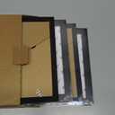 Egofine 8x10 Picture Frames Set of 4, Made of Solid Wood Covered by Plexiglass 4x6 and 5x7 with Mat or 8x10 without Mat, for Table Top Display and Wall Mounting Photo Frame Black