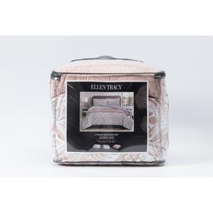 Ellen Tracy 4 Piece Comforter Set - Leaf, Full / Queen
