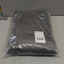 NICETOWN Grey Blackout Patio Sliding Door Curtains 84 inch Length, Grommet Room Divider Thermal Insulated Curtain Drapes for French Door/Living Room (Gray, W100 x L84, 1 Panel)