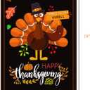 4 x Thanksgiving Garden Flag,Happy Thanksgiving Flags 12 x 18 Inch House Flag Double-Sided 2 Layer Turkey House Flag For Decoration