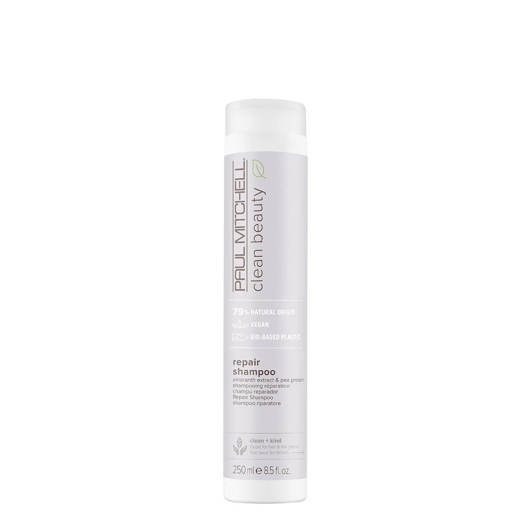 Paul Mitchell Clean Beauty Repair Shampoo, Strengthens and Protects, For Damaged, Brittle Hair