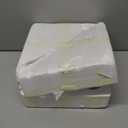 White Dinner Plates Set of 6, 8 Inch Porcelain Dessert Plates, Ceramic Appetizer Plate, White Round Salad Plate, Microwave & Dishwasher Safe, Scratch Resistant